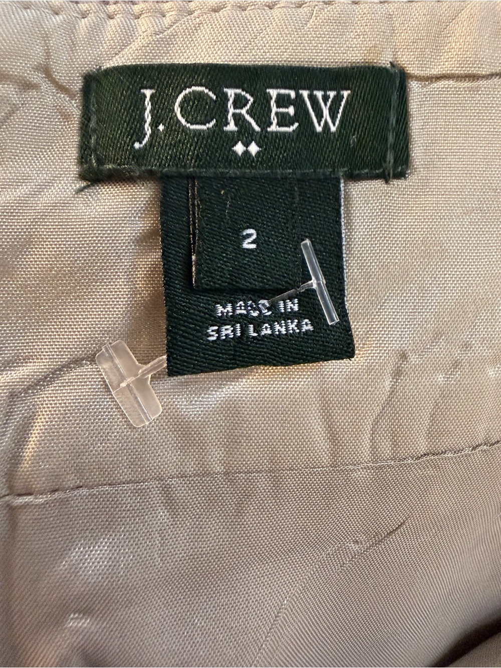 J. Crew Neutral Beige Wool Blend Mini Skirt - Picture 4 of 6